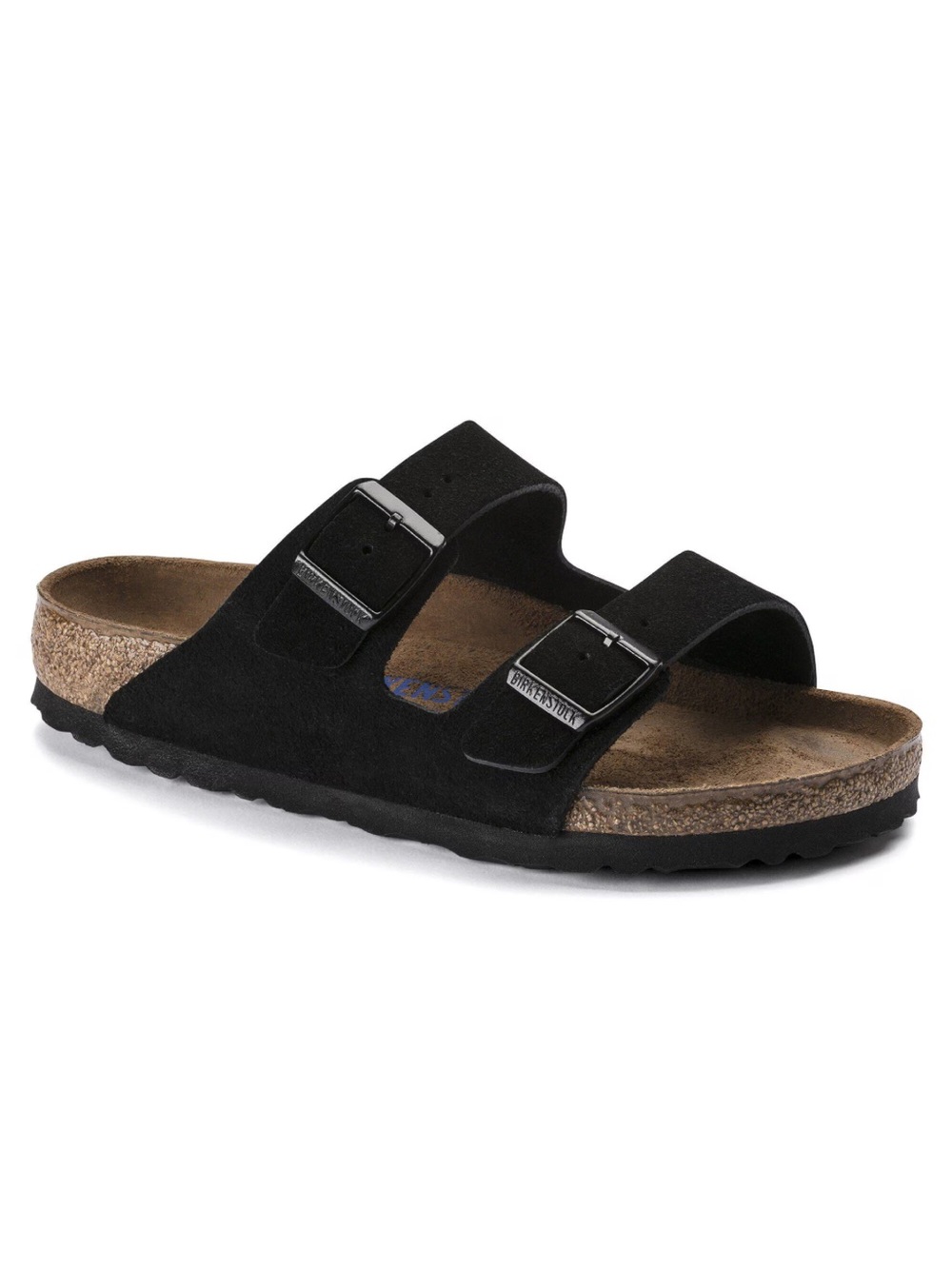 Birkenstock Arizona Black Suede | US Men Sz 12 EU 45 Cork Bed